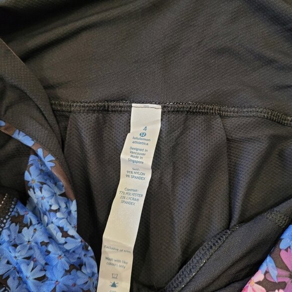 NWT LULULEMON | Tame Me Tank Top Petal Pop Floral | Sz. 4 - Picture 11 of 13